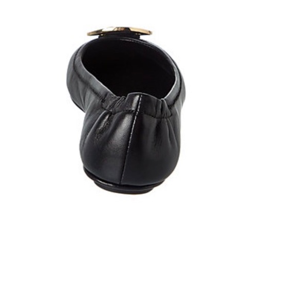 Tory Burch Minnie Perfect Black Ballet Flats- worn twice- size 9 - Picture 2 of 7